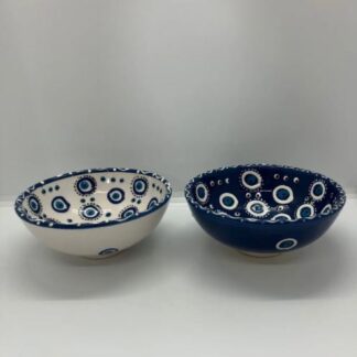 Nazar Boncuklu Meze Kasesi Çerezlik El Yapımı 2’li Set